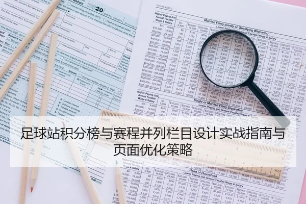 足球站积分榜与赛程并列栏目设计实战指南与页面优化策略